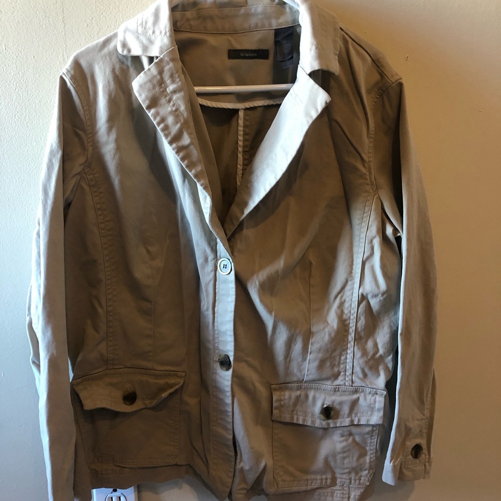 Liz Claiborne Creme Jacket.